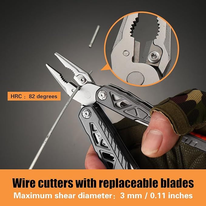 16 in 1 Multitool Professional Stainless Steel Hammer